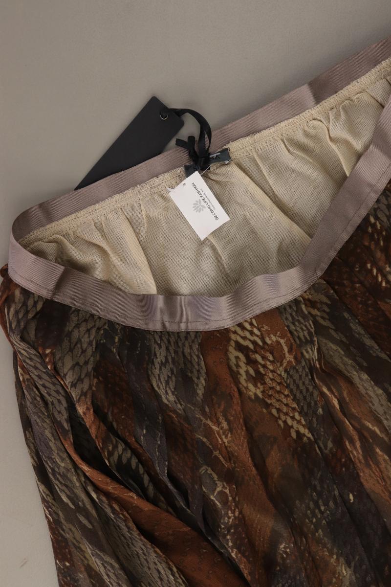 Sienna Impressionen Faltenrock Gr. 36 neu mit Etikett braun aus Polyester