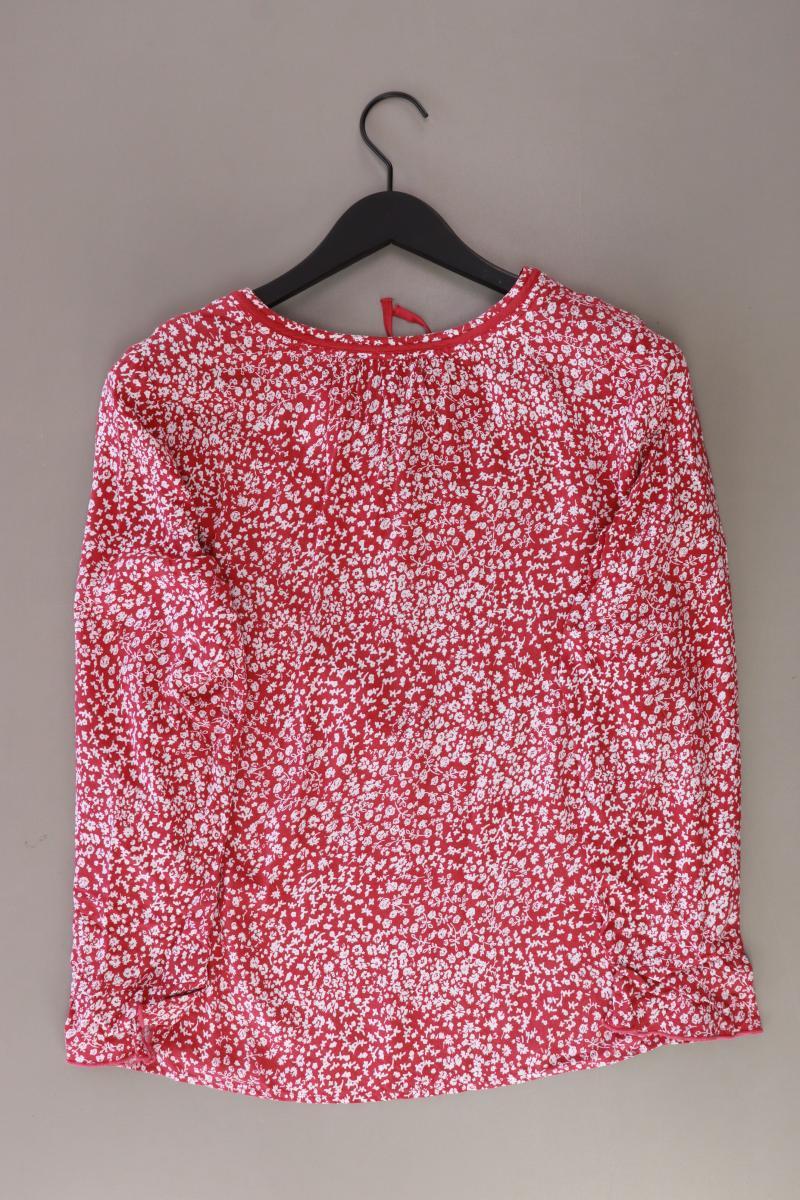 Street One Langarmbluse Gr. 38 mit Blumenmuster rot aus Viskose