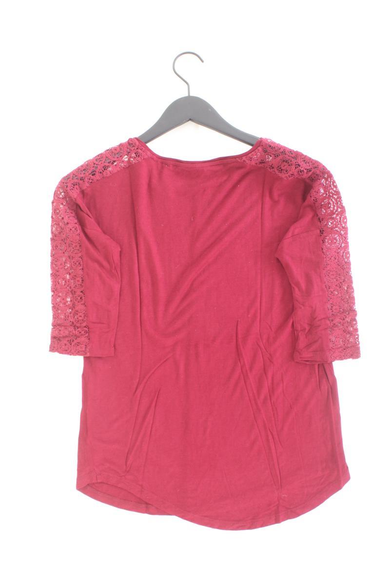 s.Oliver Shirt Gr. 38 3/4 Ärmel rot aus Viskose
