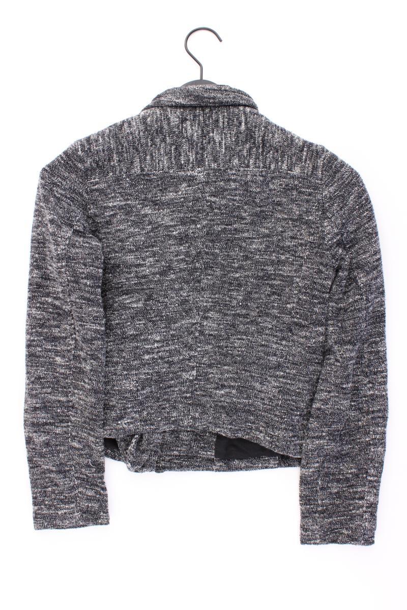 Pimkie Bouclé Jacke Gr. 36 grau aus Viskose