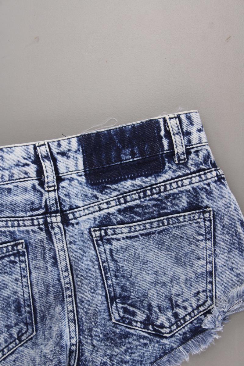 Topshop Jeansshorts Gr. 36 blau aus Baumwolle