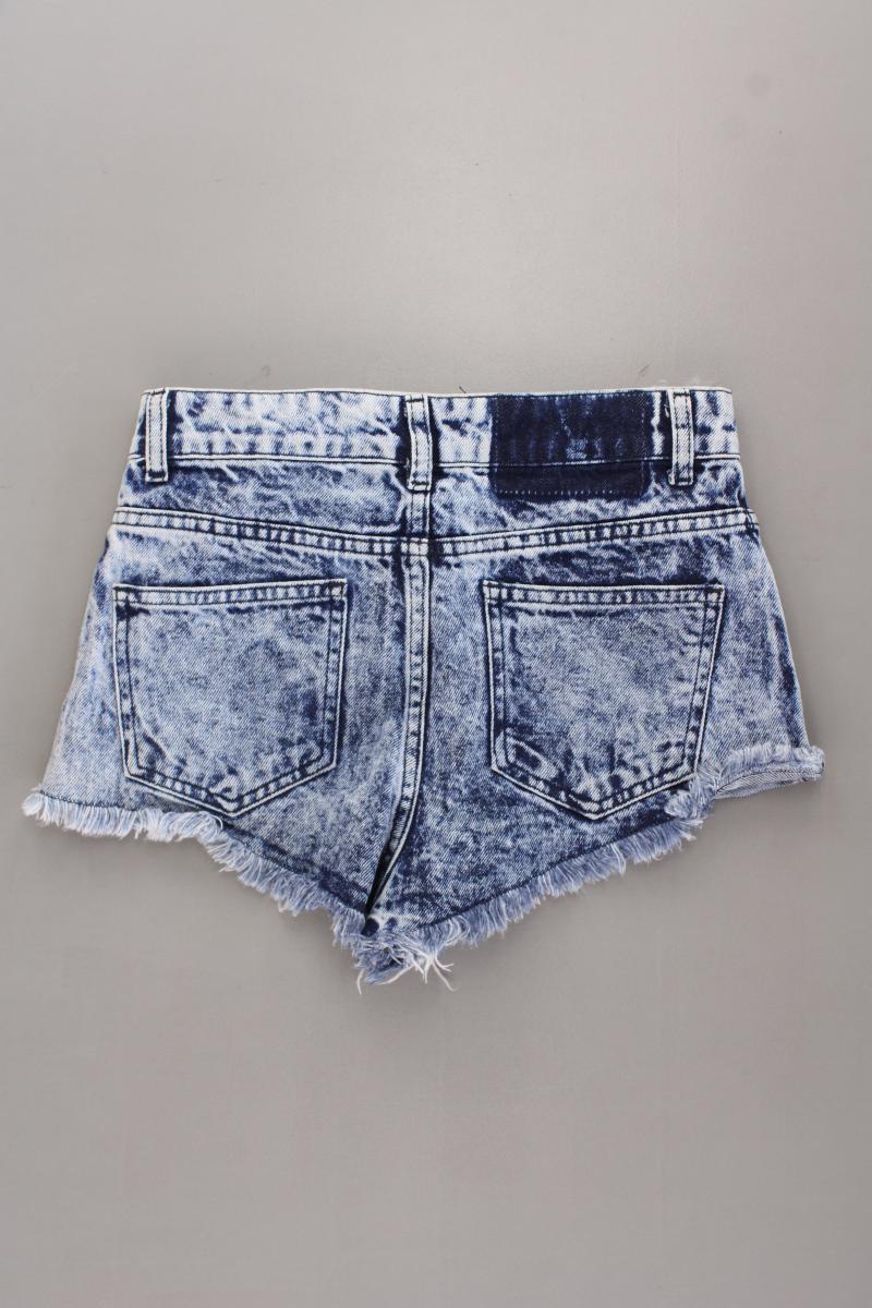 Topshop Jeansshorts Gr. 36 blau aus Baumwolle