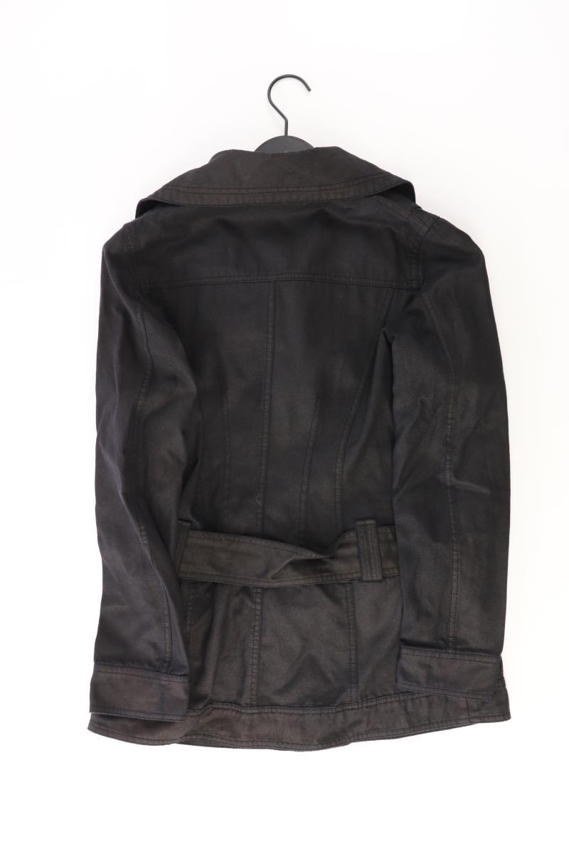 TRF Zara Übergangsjacke Gr. M mit Gürtel grau aus Polyester