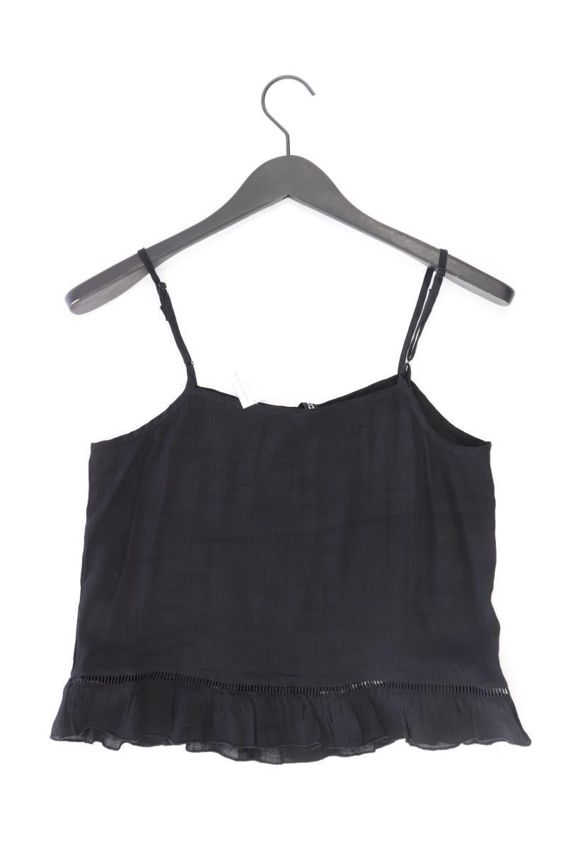 H&M Rüschentop Gr. 38 schwarz