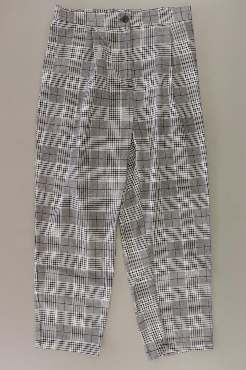 H&M Stoffhose Gr. 40 kariert grau
