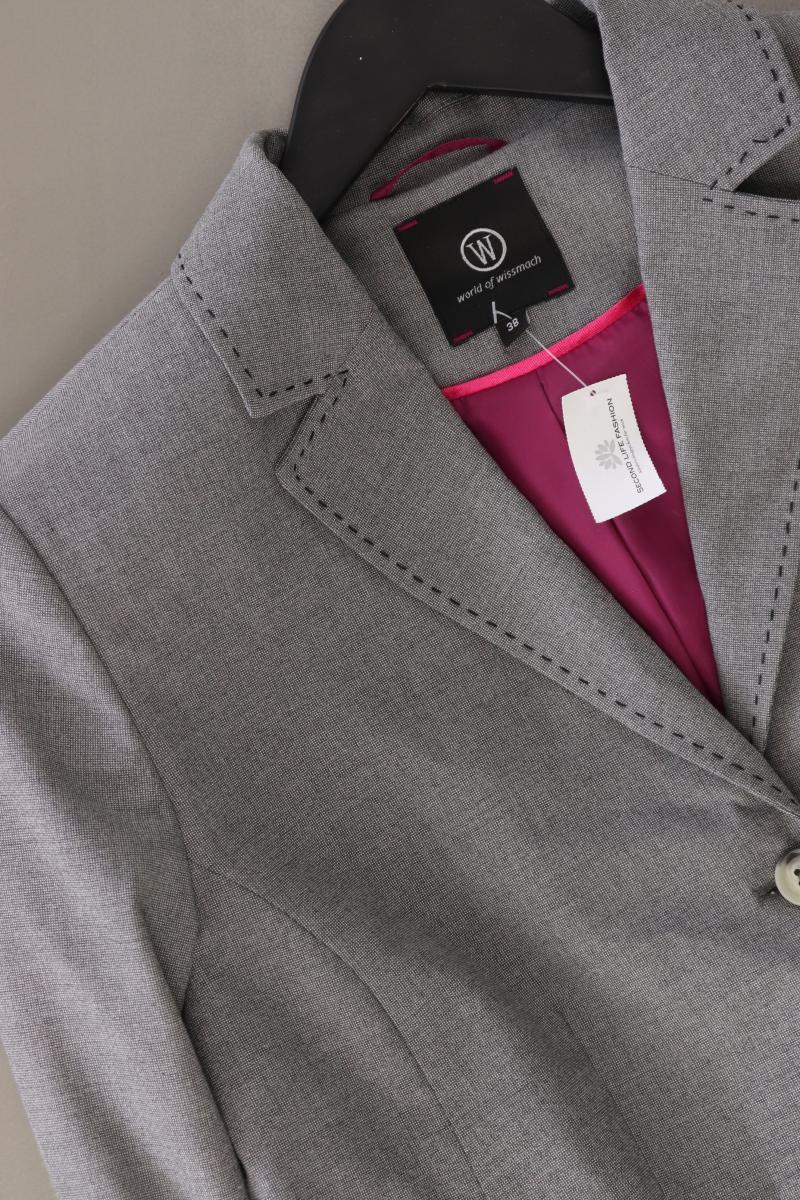 Wissmach Classic Blazer Gr. 38 grau aus Polyester