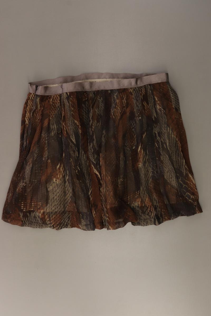 Sienna Impressionen Faltenrock Gr. 40 neu mit Etikett braun aus Polyester