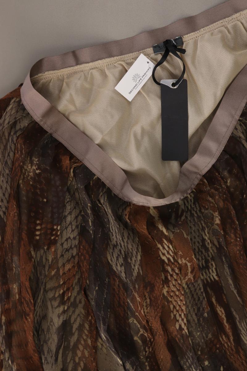 Sienna Impressionen Faltenrock Gr. 40 neu mit Etikett braun aus Polyester