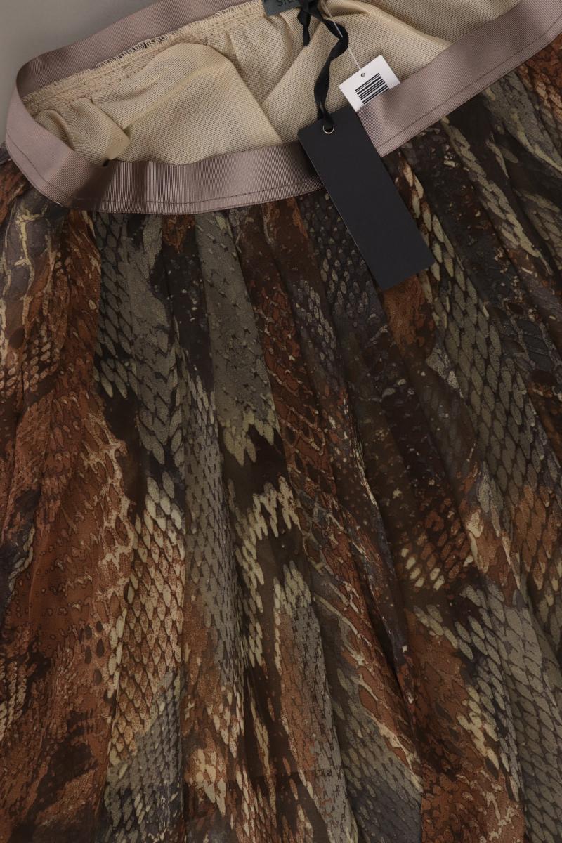 Sienna Impressionen Faltenrock Gr. 38 neu mit Etikett braun aus Polyester