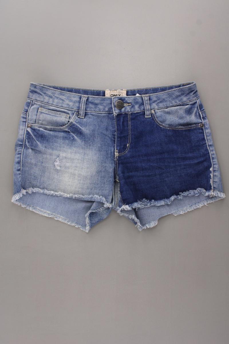 Only Jeansshorts Gr. W28 blau aus Baumwolle