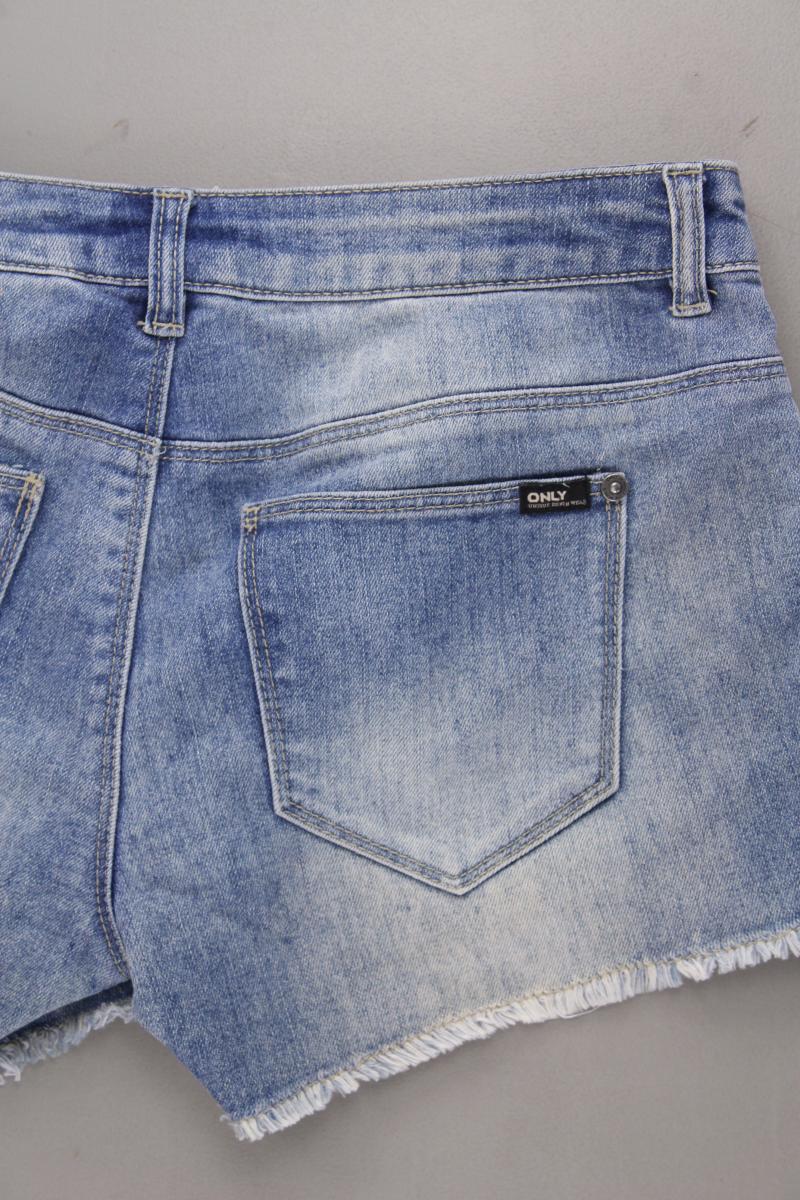 Only Jeansshorts Gr. W28 blau aus Baumwolle