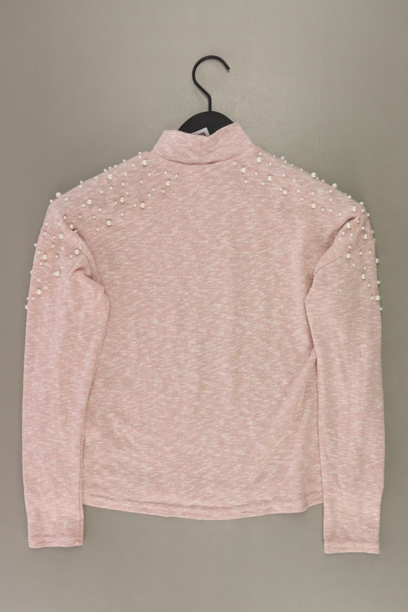 H&M Longsleeve-Shirt Gr. S Langarm rosa aus Polyester
