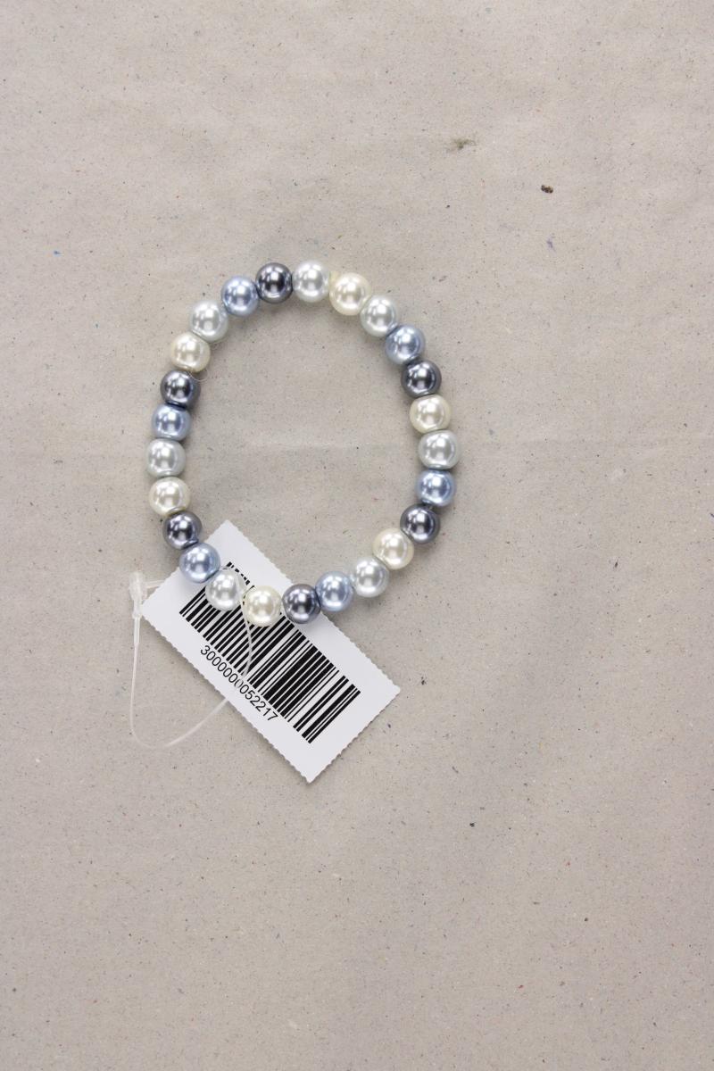 Perlenarmband blau