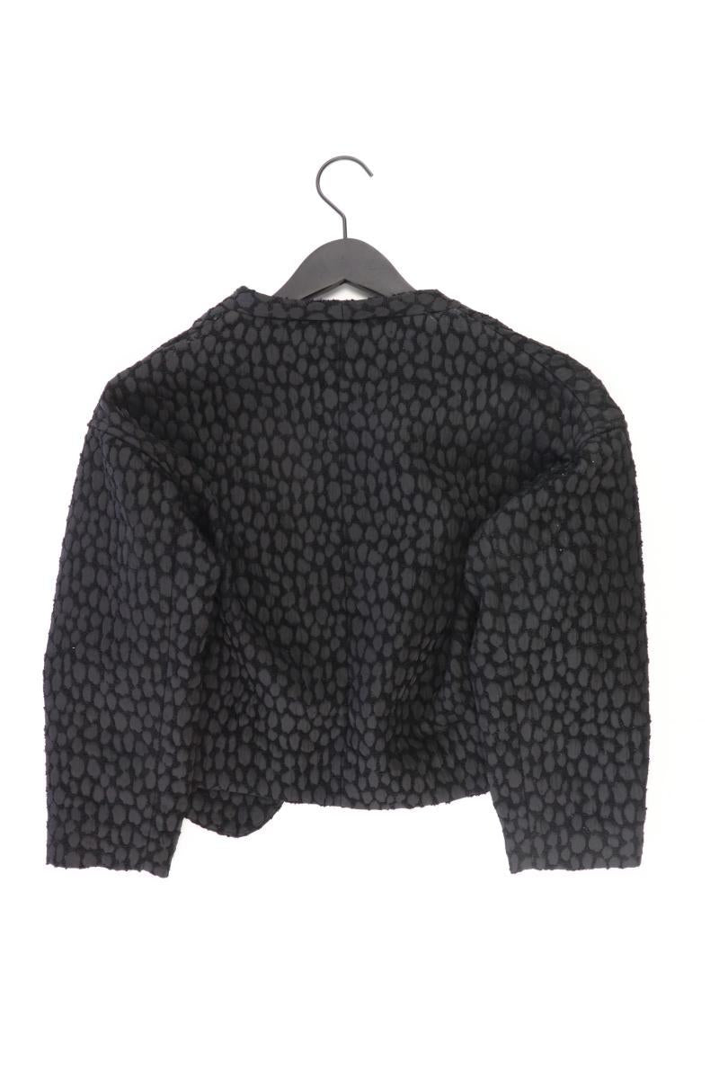 H&M Cardigan Gr. 36 3/4 Ärmel schwarz aus Polyester