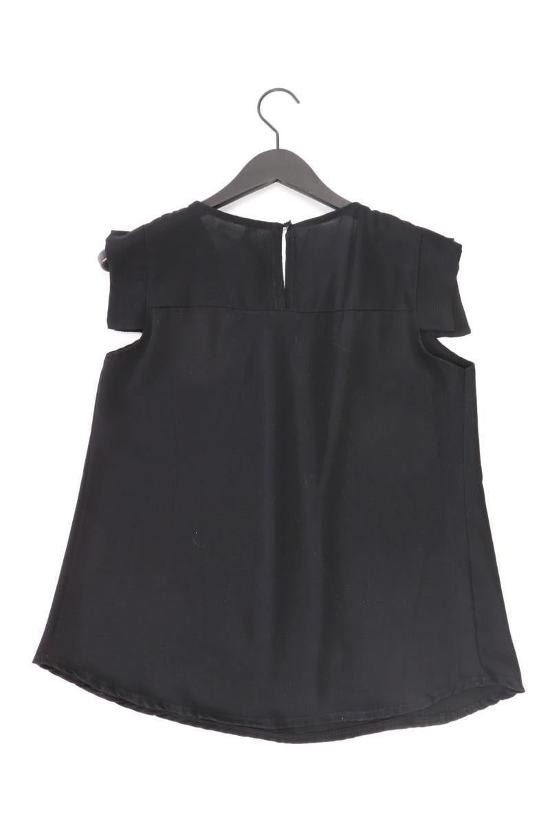 New Collection Kurzarmbluse Gr. 38 schwarz aus Polyester
