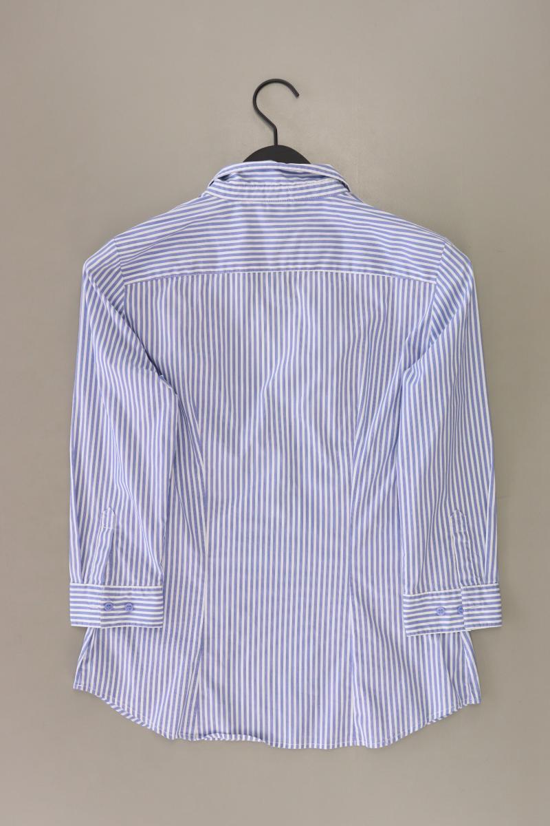 H&M Langarmbluse Gr. 40 gestreift blau aus Baumwolle
