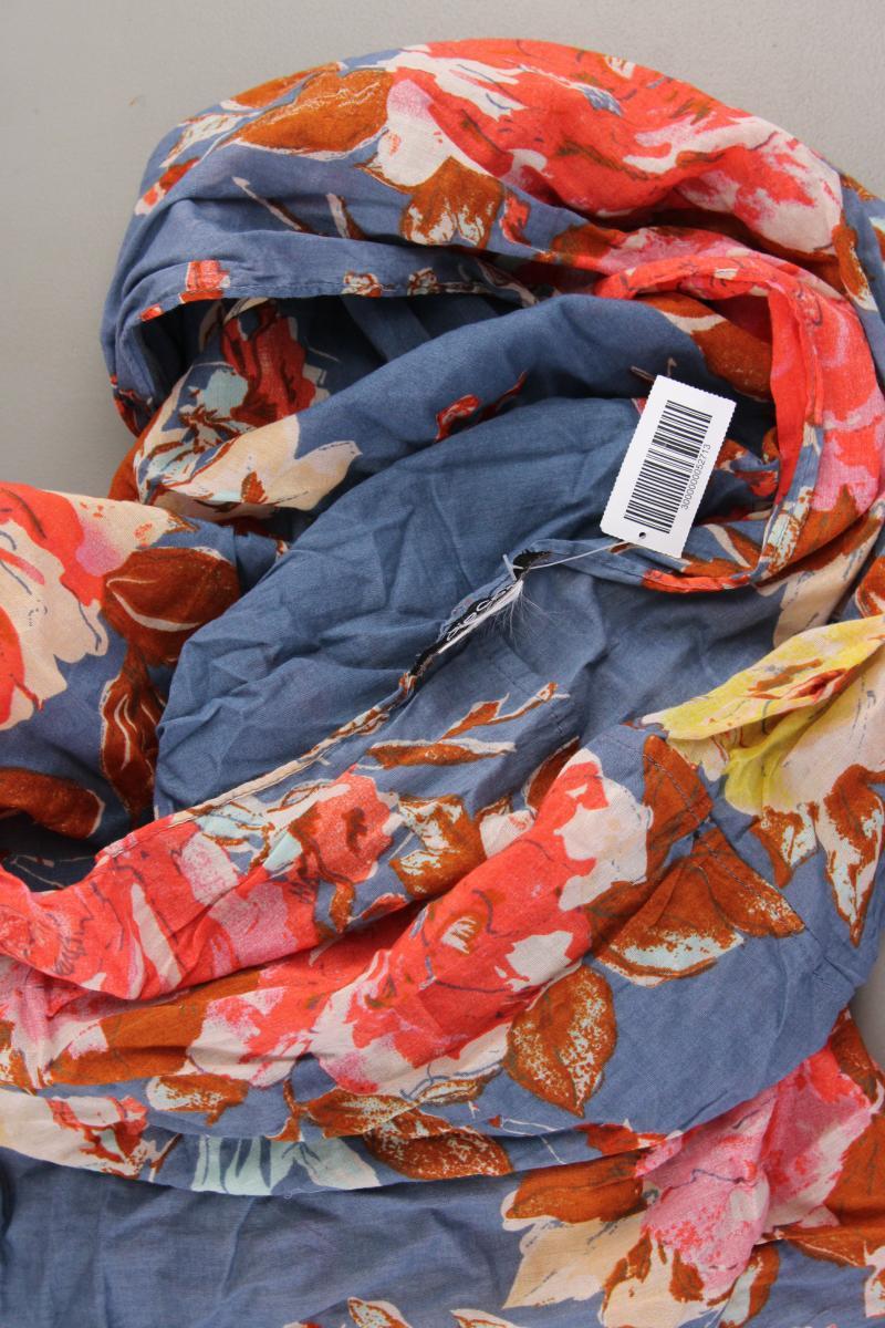 Pieces Loop mit Blumenmuster blau