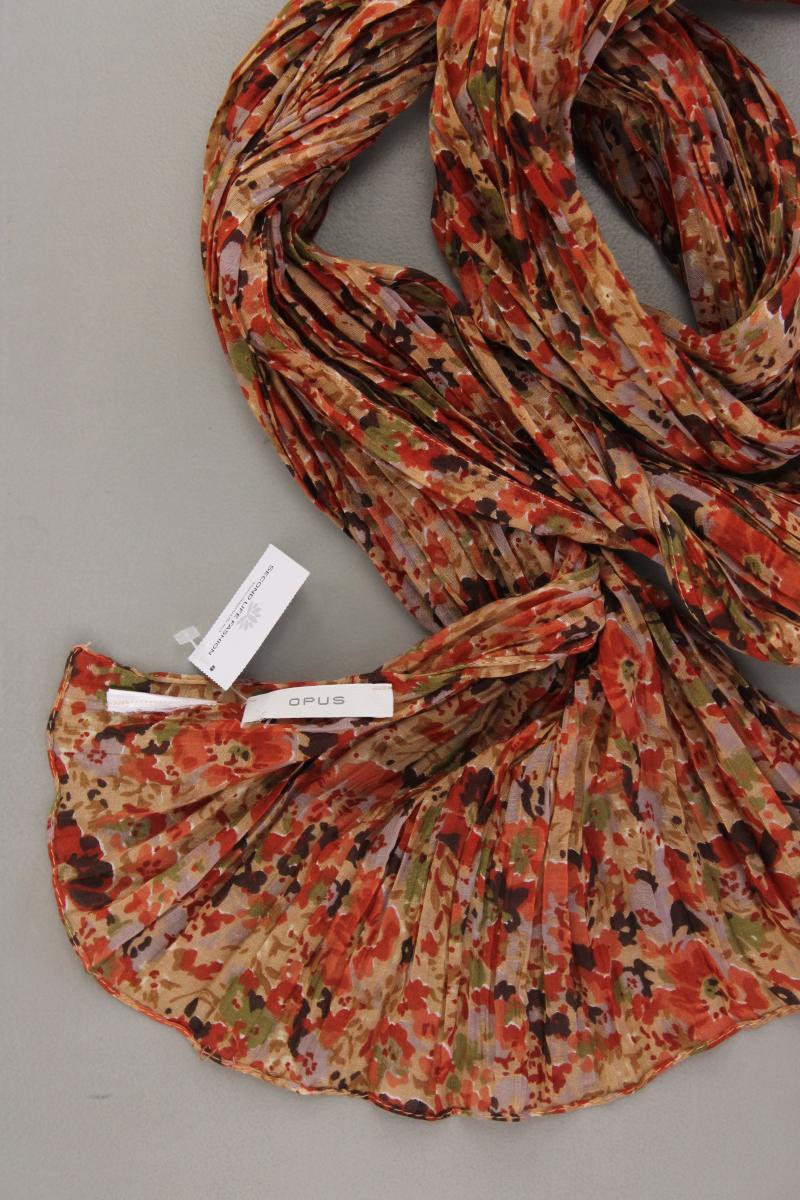 Opus Tuch mit Blumenmuster orange