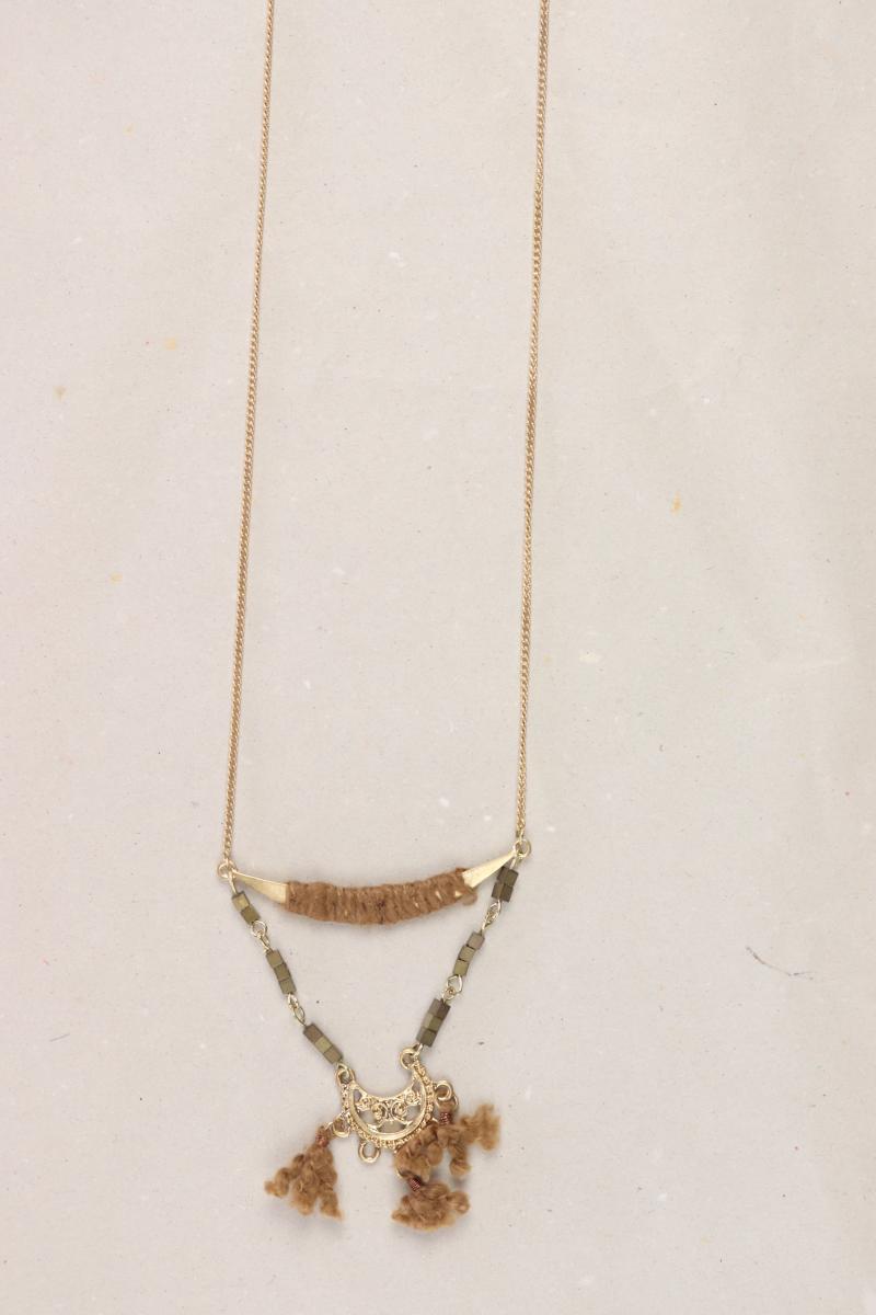 Juleeze Halskette neu mit Etikett braun