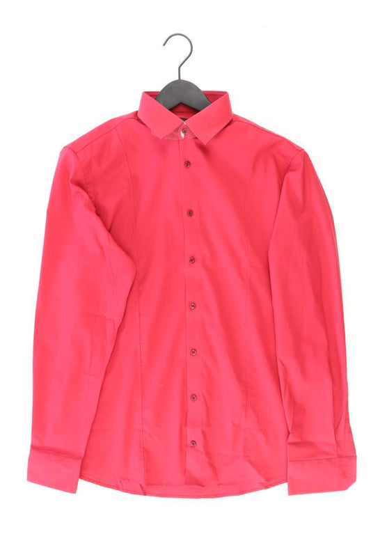 Langarmhemd für Herren Gr. Hemdgröße 39 neu mit Etikett rot aus Baumwolle