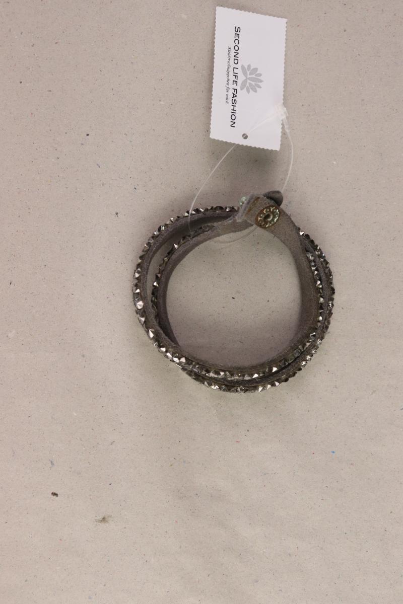 Wickelarmband grau