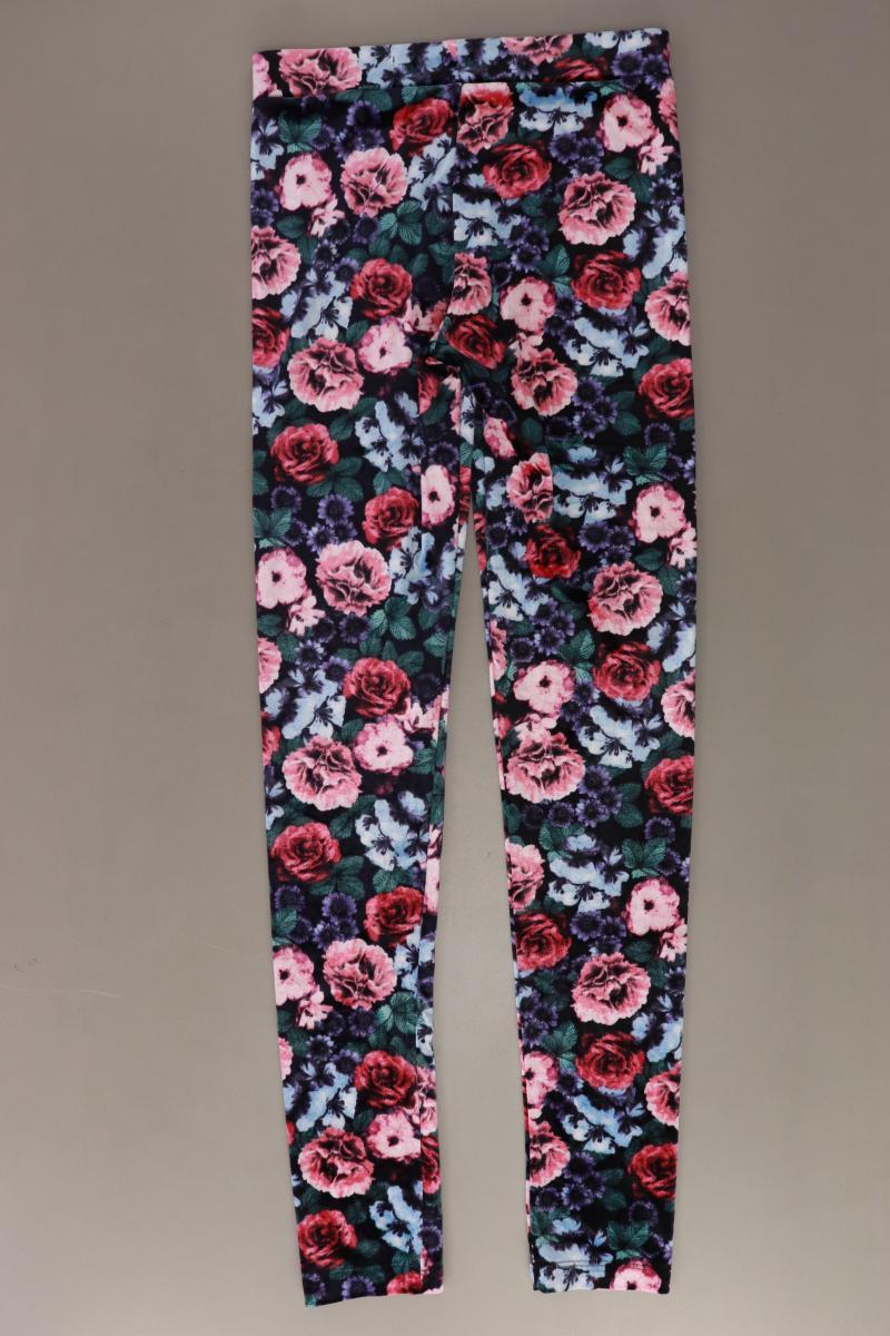 Leggings Gr. XS mit Blumenmuster mehrfarbig