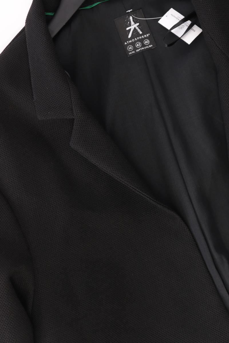 Atmosphere Übergangsmantel Gr. 40 neuwertig schwarz aus Polyester