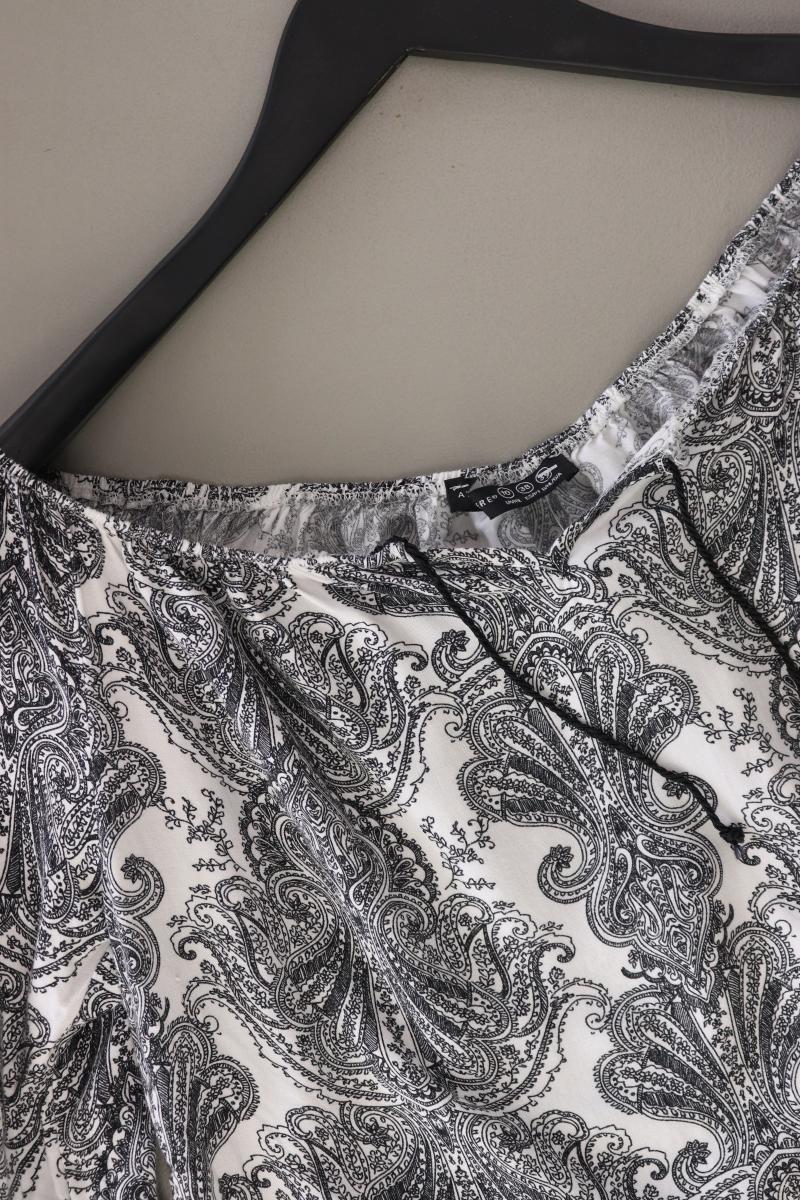 Atmosphere Bluse Gr. 36 mit Paisleymuster 3/4 Ärmel grau aus Viskose