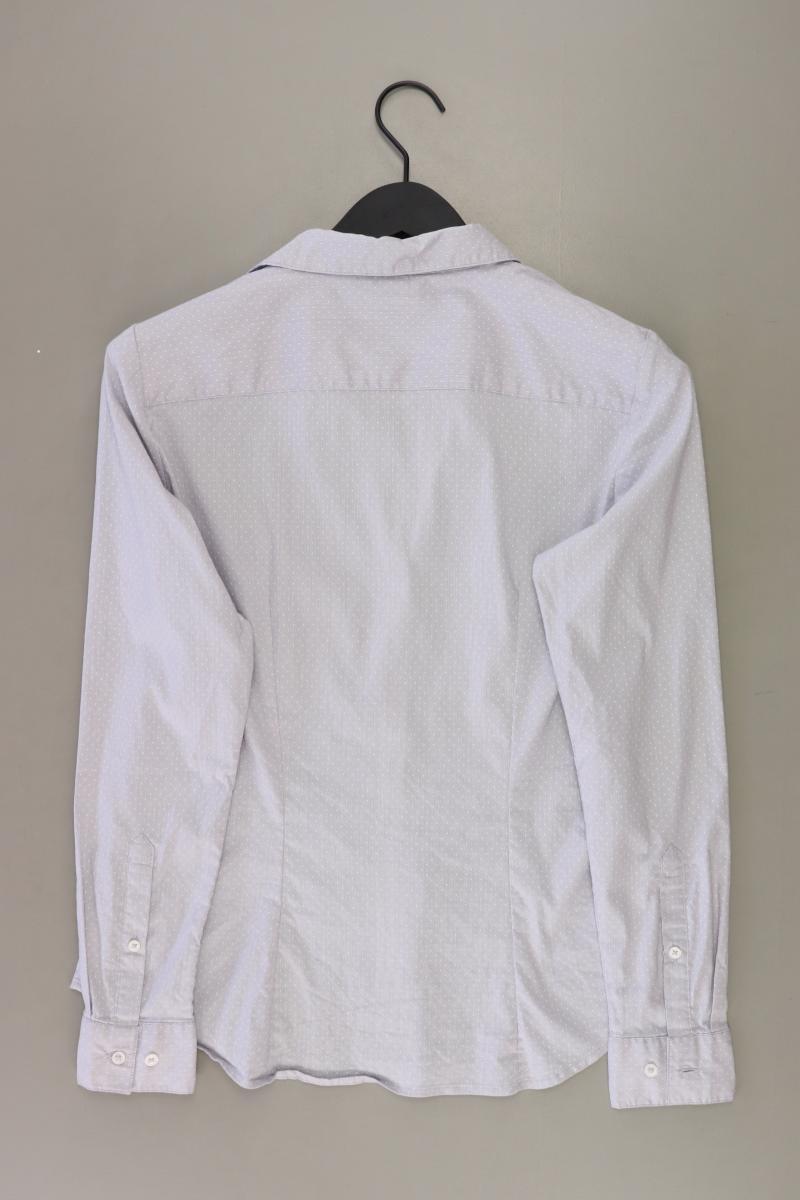 H&M Langarmbluse Gr. 42 grau aus Baumwolle