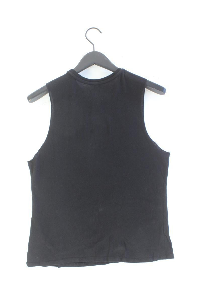 Trägertop Gr. XL schwarz aus Baumwolle