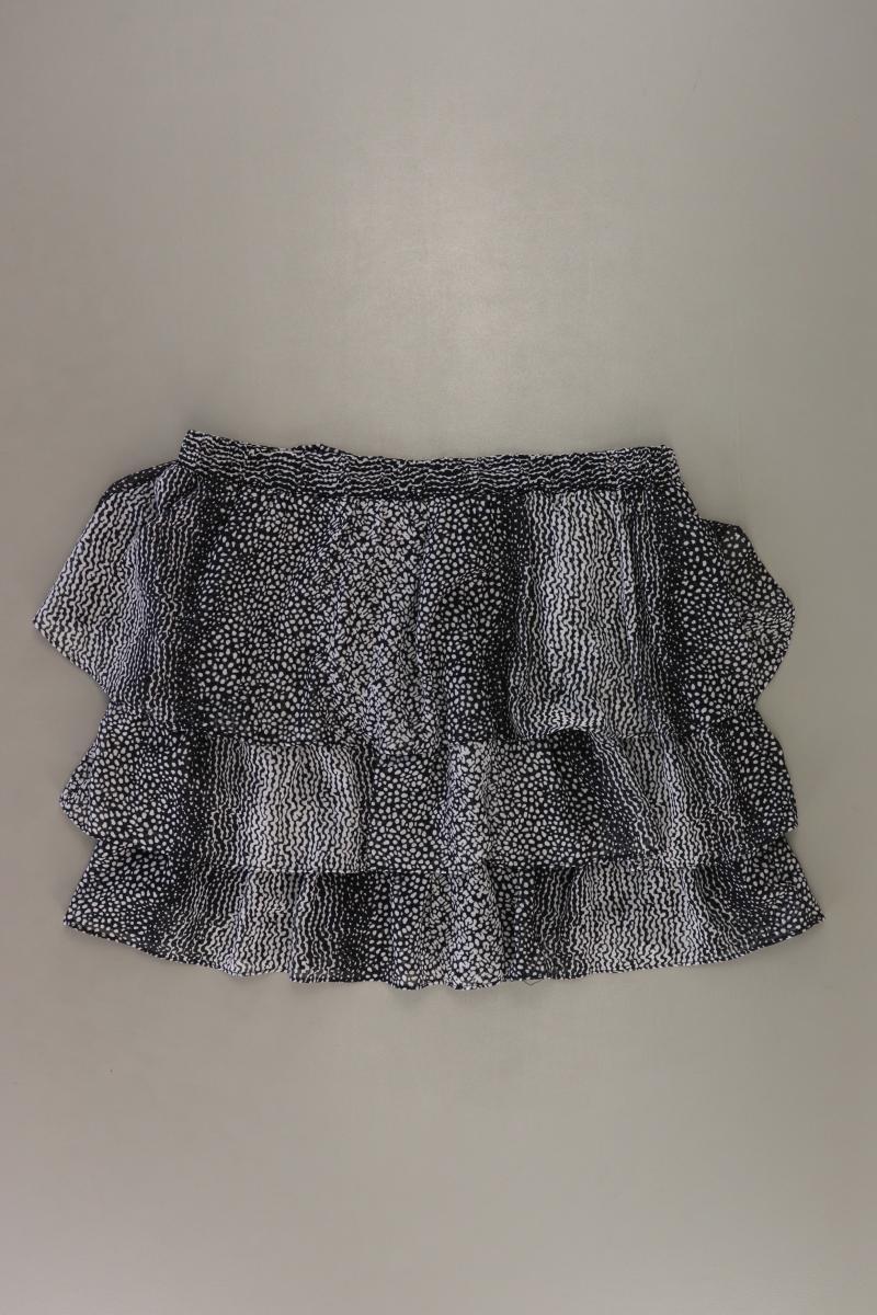 H&M Faltenrock Gr. 38 schwarz