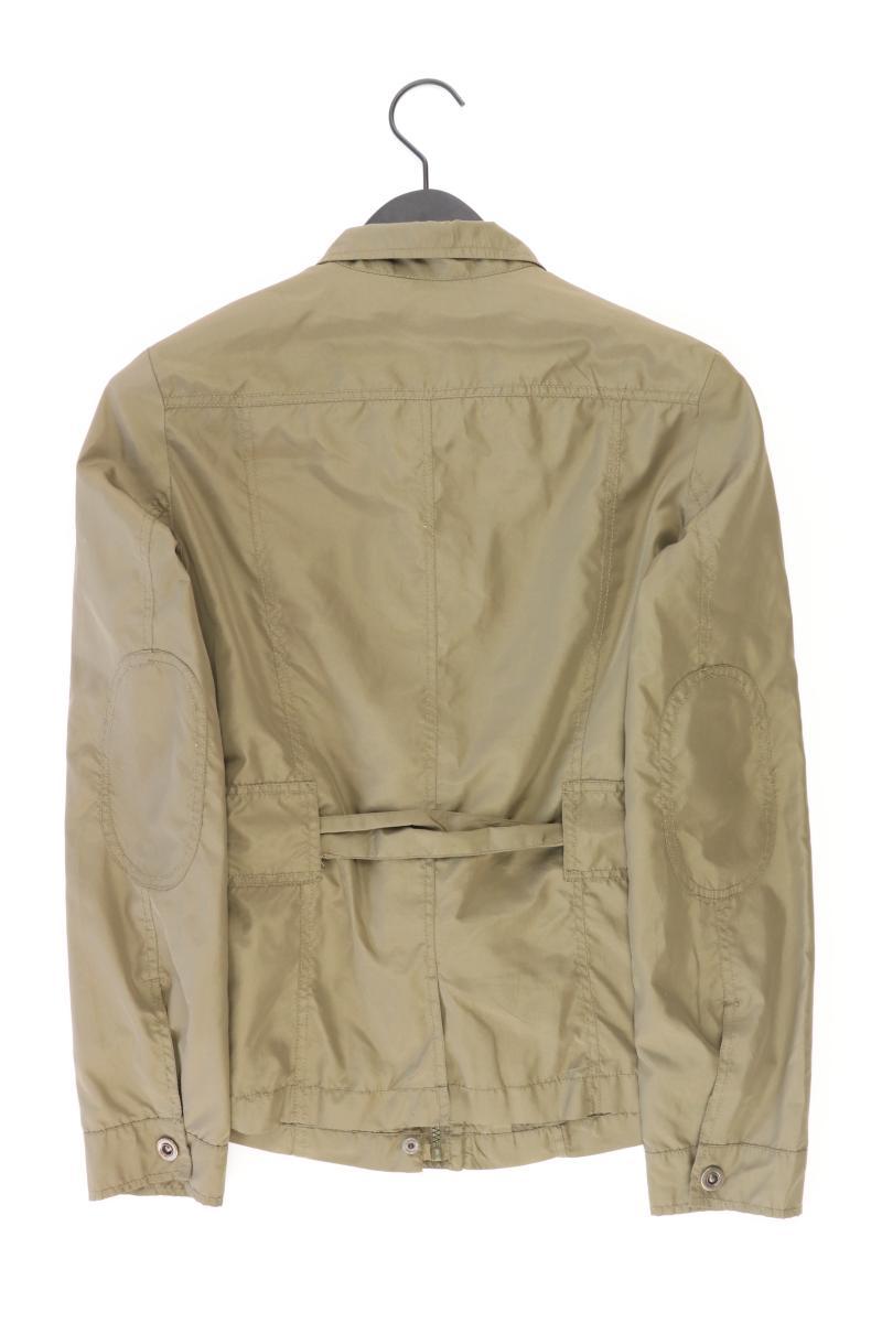 Übergangsjacke Gr. 36 mit Gürtel olivgrün