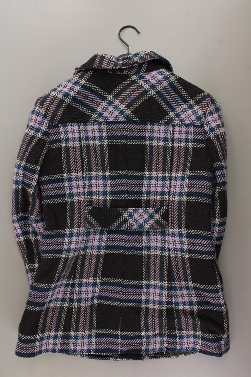 Esprit Wollmantel Gr. 36 kariert mehrfarbig