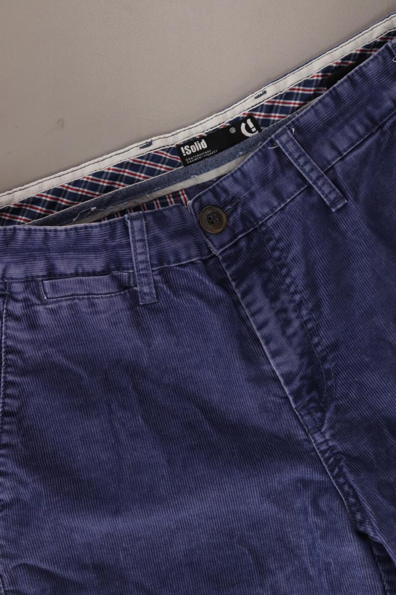 Solid! Shorts für Herren Gr. M blau aus Baumwolle