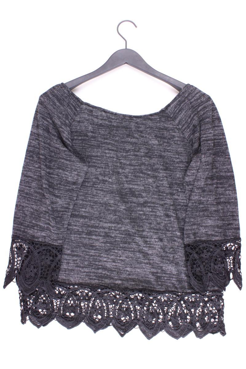 Oversize-Shirt Gr. M 3/4 Ärmel grau aus Polyester