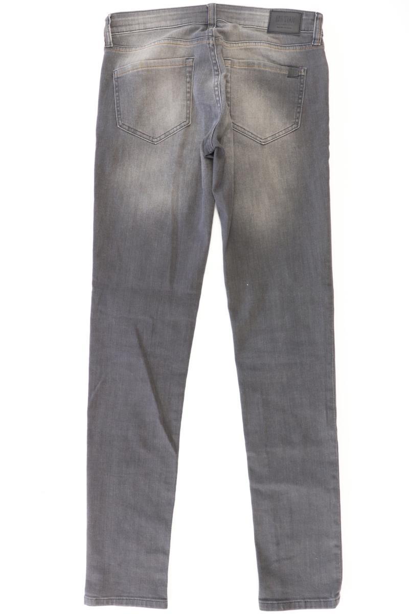 Straight Jeans Gr. W27 grau aus Baumwolle
