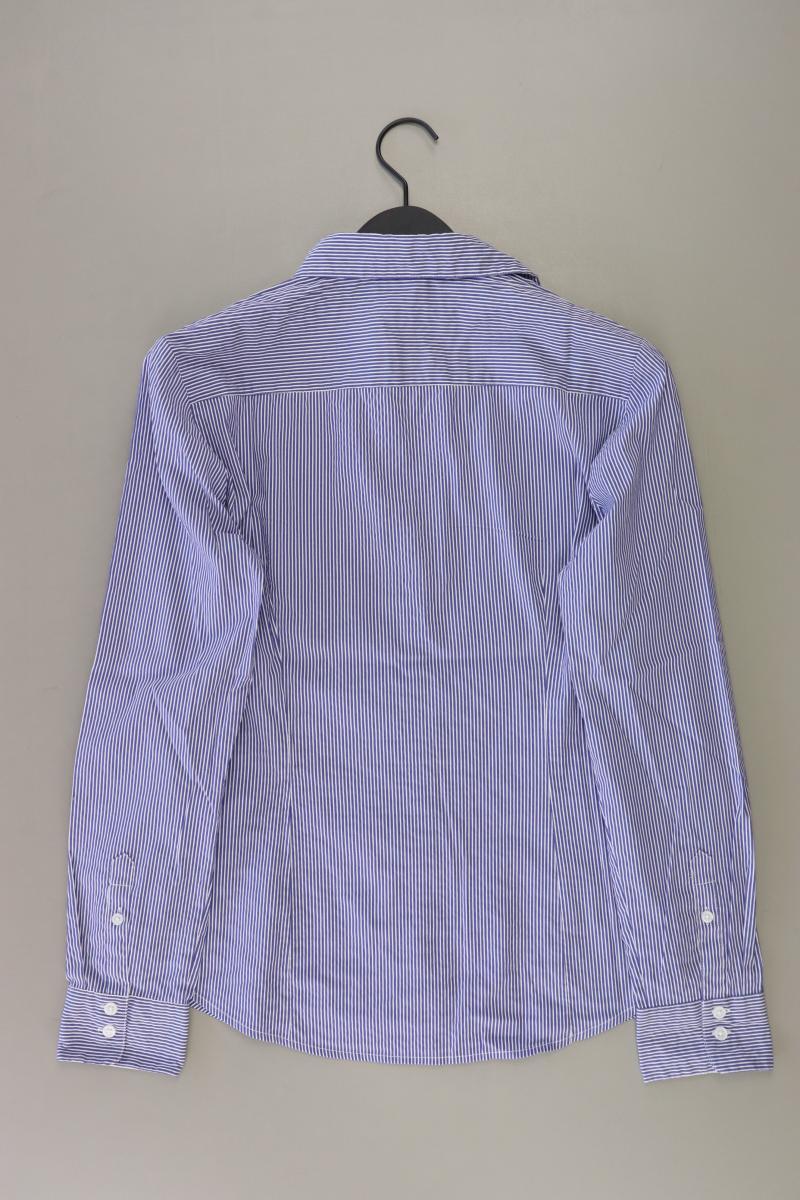 H&M Langarmbluse Gr. 46 gestreift blau aus Baumwolle