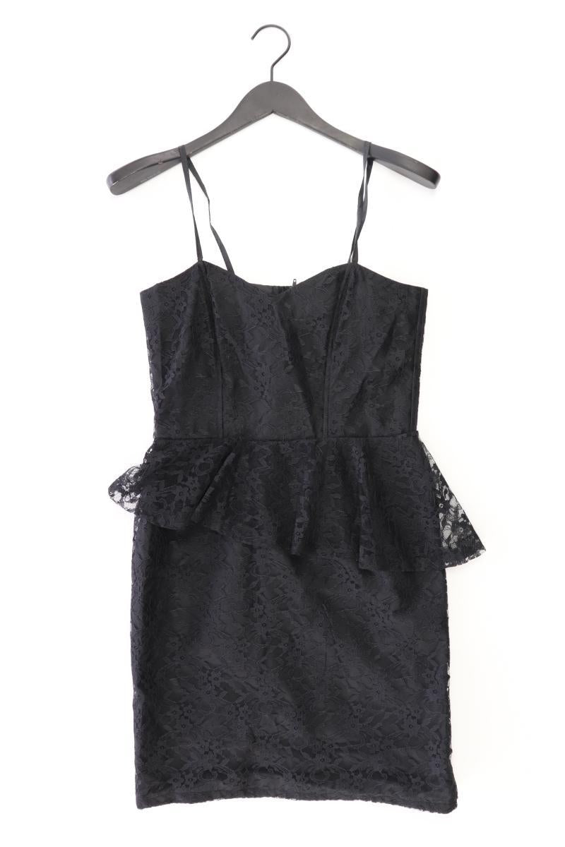 Abendkleid Gr. 38 Träger schwarz aus Polyester