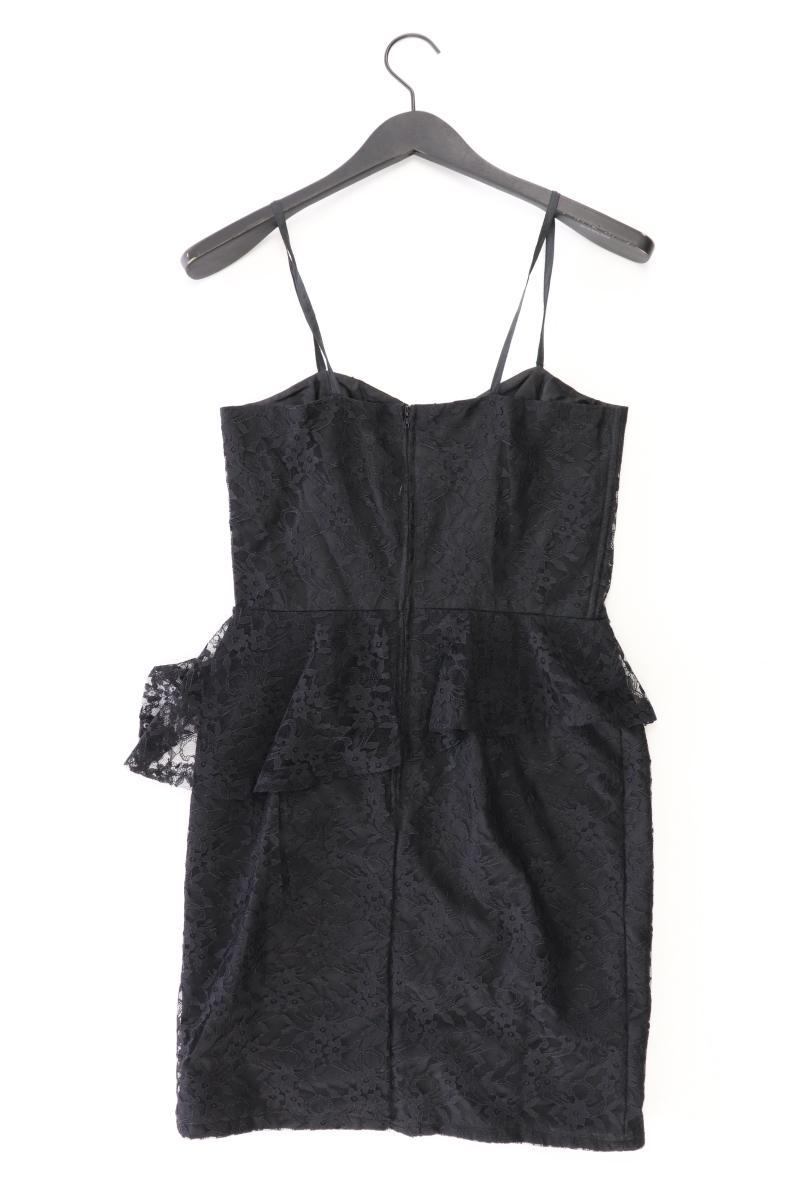 Abendkleid Gr. 38 Träger schwarz aus Polyester