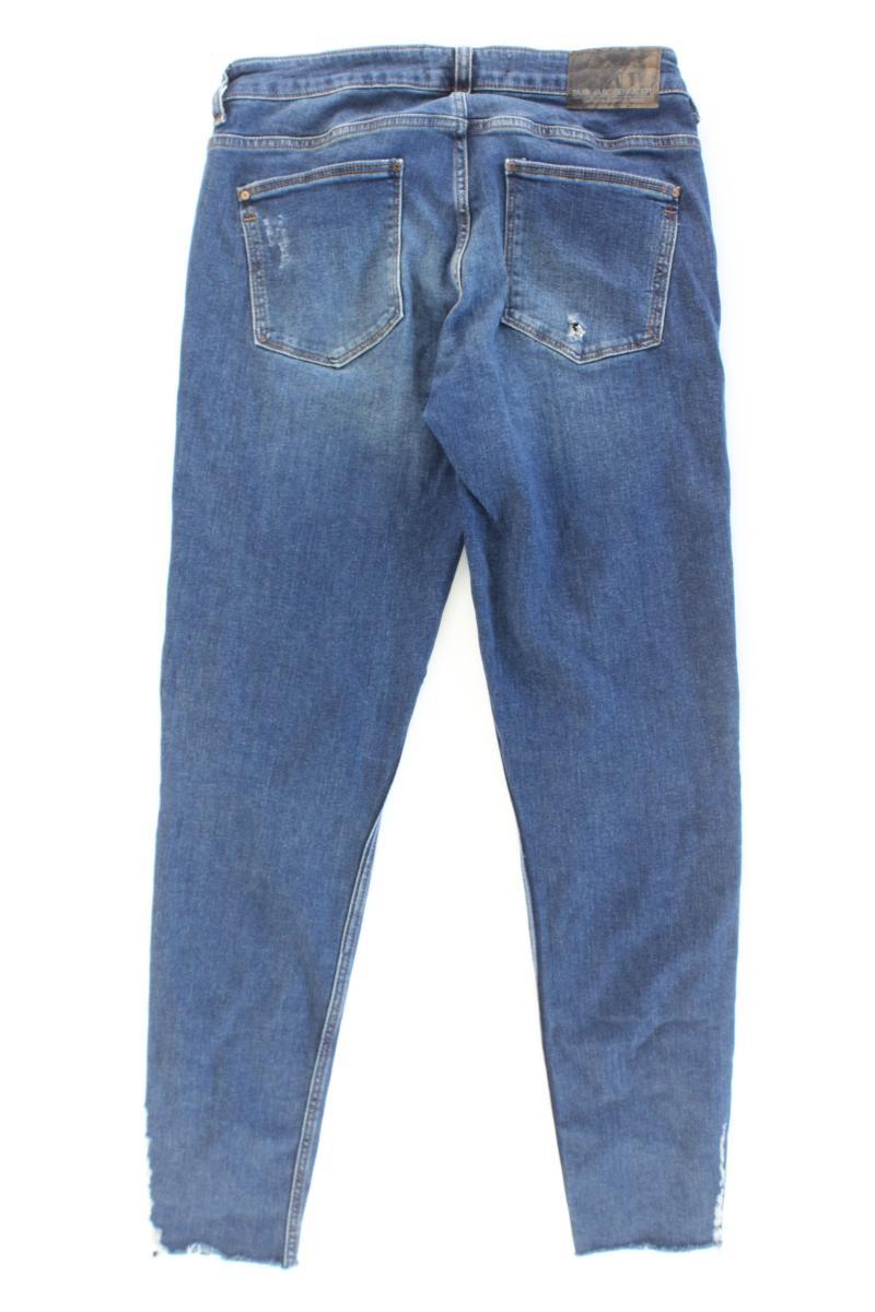 Zara Skinny Jeans Gr. 38 blau aus Baumwolle