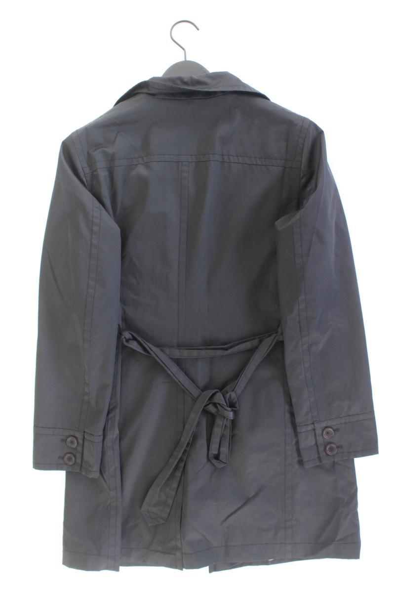 olsen Übergangsmantel Gr. 38 schwarz aus Baumwolle