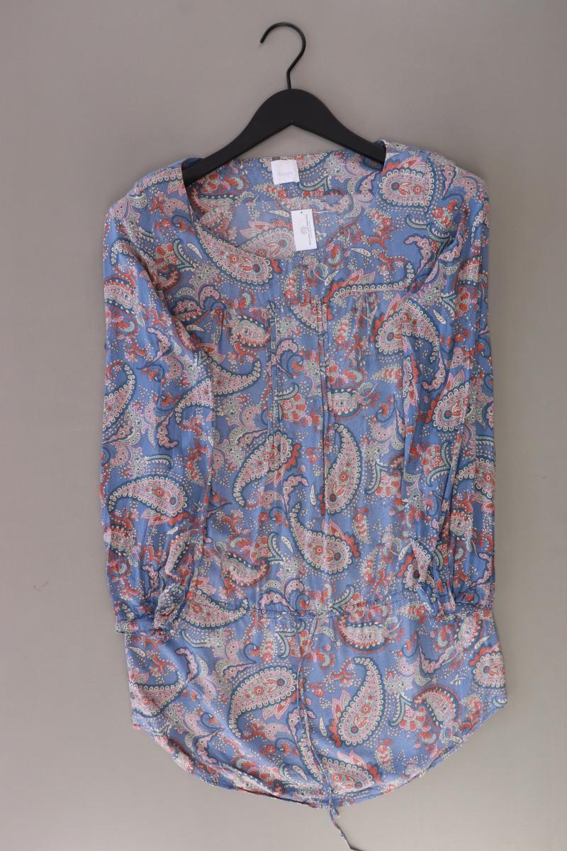 CAMAiEU Regular Tunika Gr. 34 mit Paisleymuster blau aus Viskose