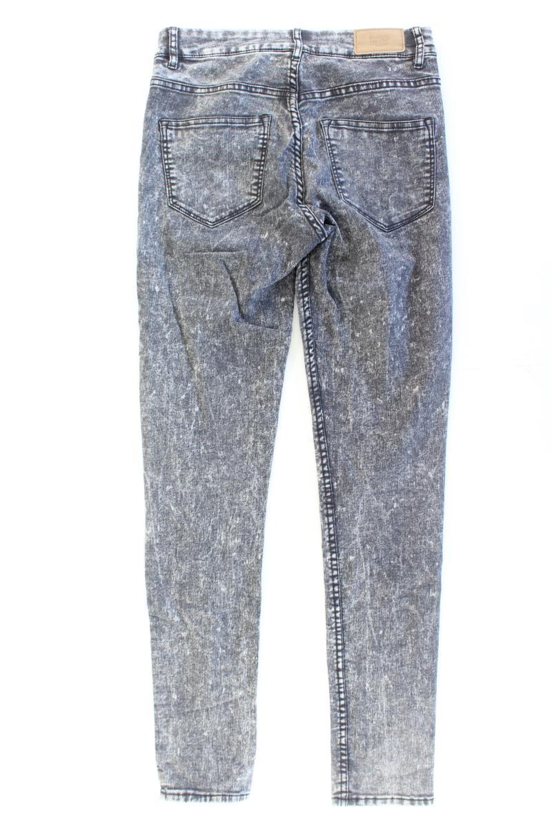 H&M Skinny Jeans Gr. 38 grau aus Baumwolle