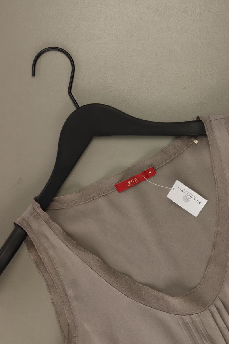 edc by Esprit Ärmellose Bluse Gr. M grau aus Polyester