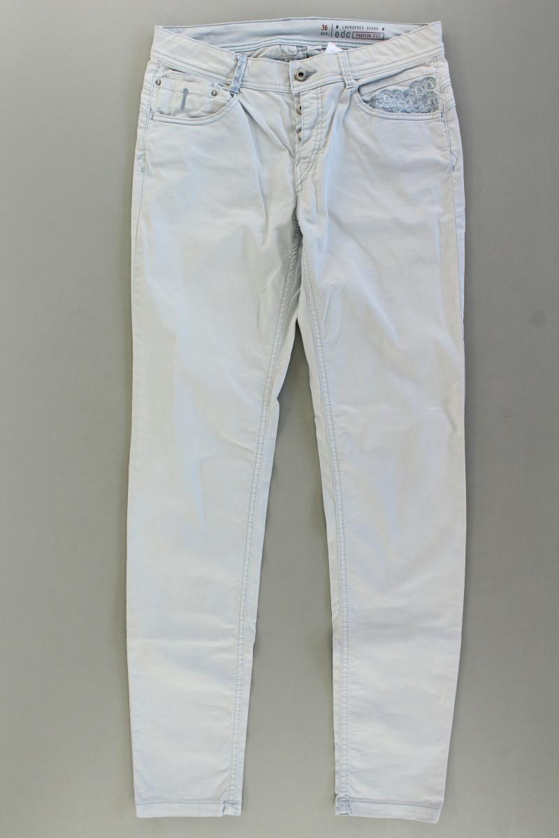 edc by Esprit Five-Pocket-Hose Gr. M blau aus Baumwolle