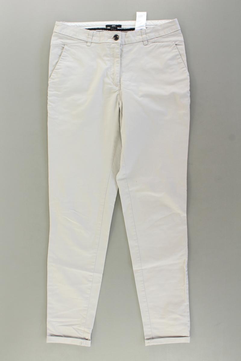 H&M Chinohose Gr. 36 grau aus Baumwolle