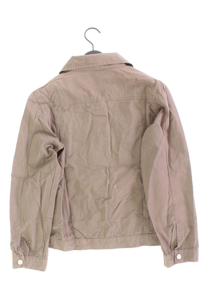 Übergangsjacke Gr. 40 braun aus Baumwolle