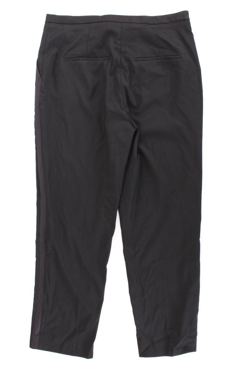 Stoffhose Gr. 42 schwarz aus Polyester