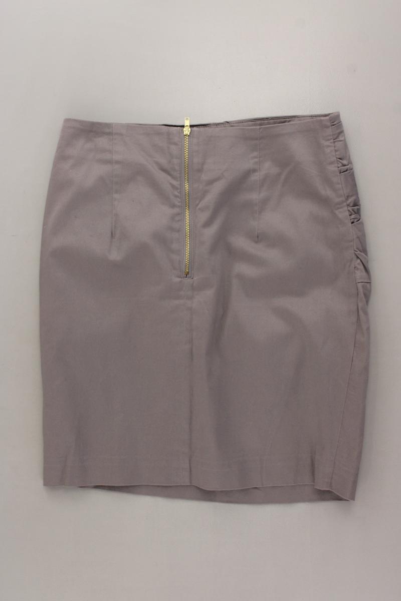 H&M Bleistiftrock Gr. 38 braun aus Baumwolle