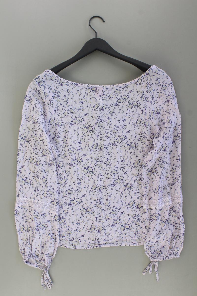 Esprit Langarmbluse Gr. 36 mit Blumenmuster lila